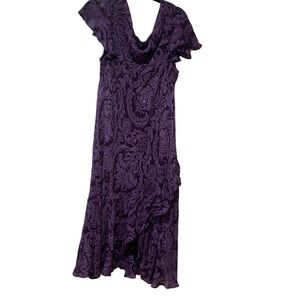 Y2K Vintage Beaded Eva Blue Petite Plus Size Dress